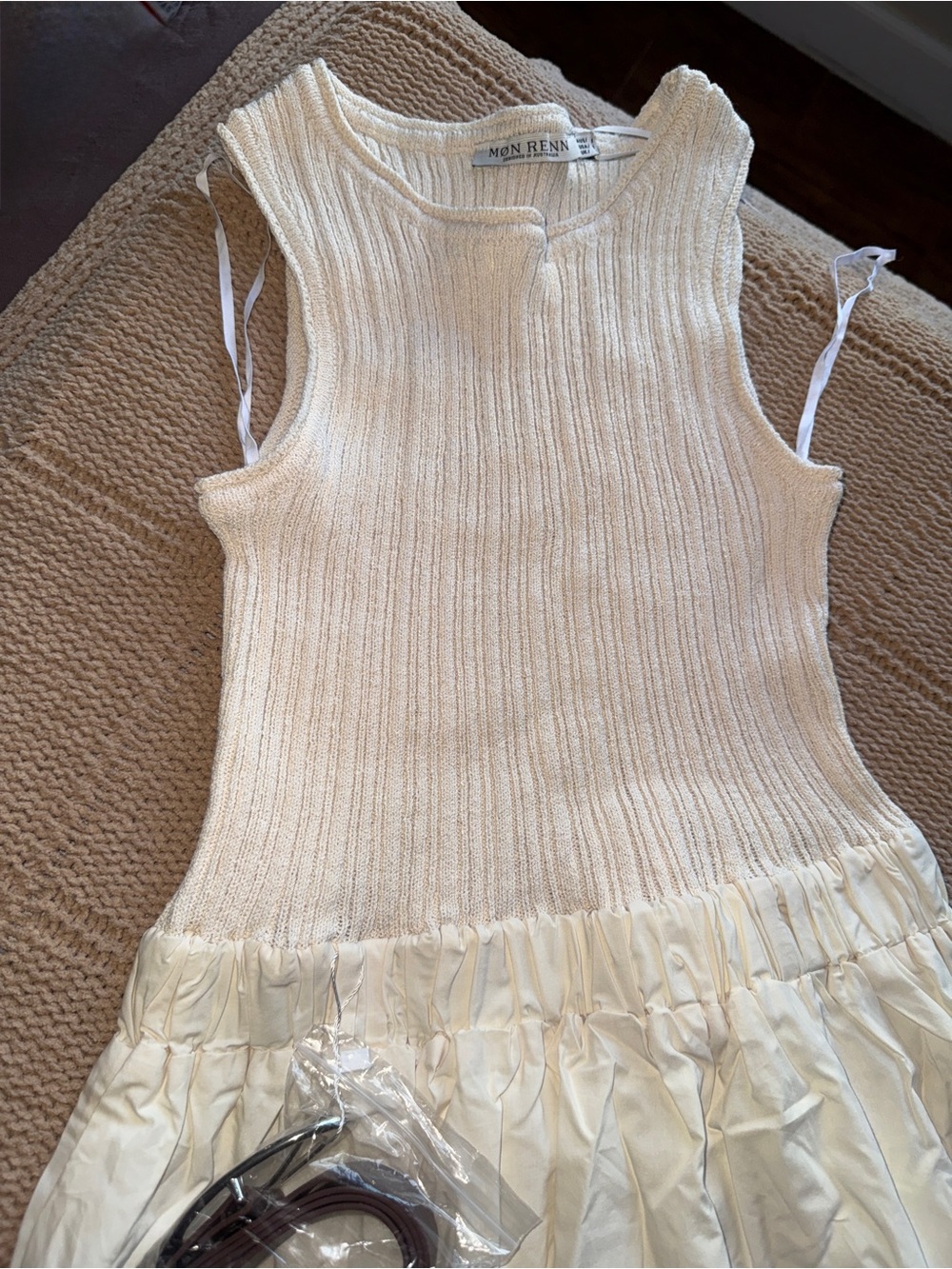 215.  Mon Renn Elemental Knit Combo Dress - Picture 9 of 15